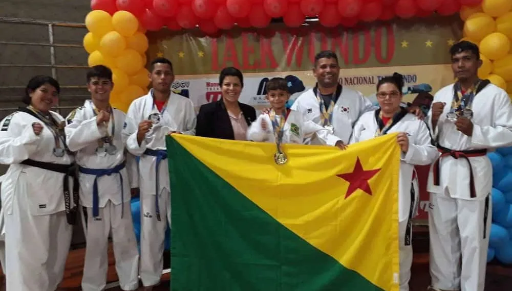 Delegação acreana garante 16 medalhas em Desafio Nacional de Taekwondo