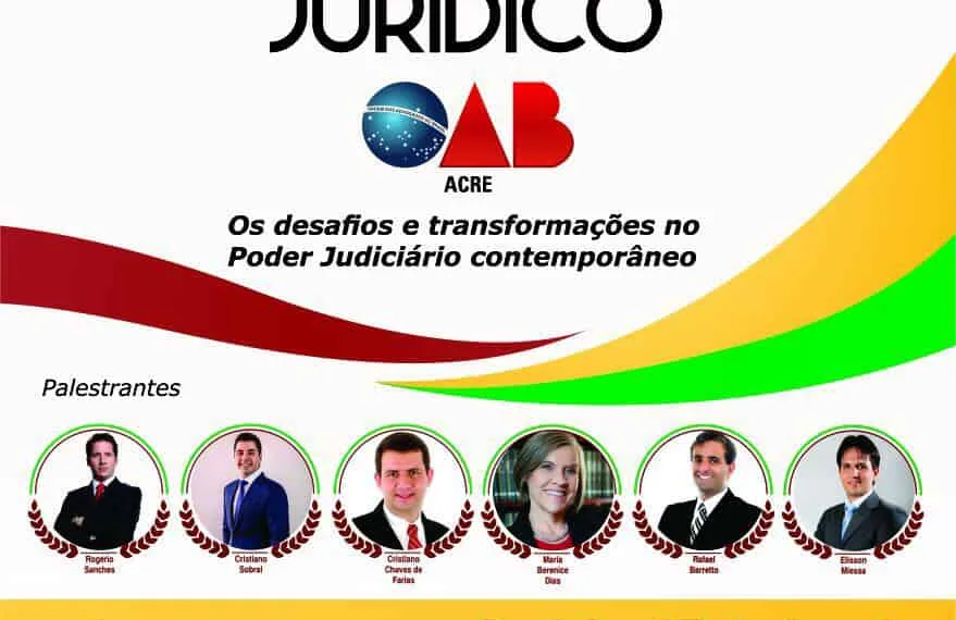 Congresso Jurídico OAB Acre será realizado em agosto