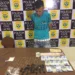 Polícia Civil fecha ‘boca de fumo’ e prende acusado de tráfico de drogas em flagrante