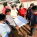 Prefeito Marcus Alexandre e deputado Léo de Brito vistoriam obra da Praça do Pedro Roseno