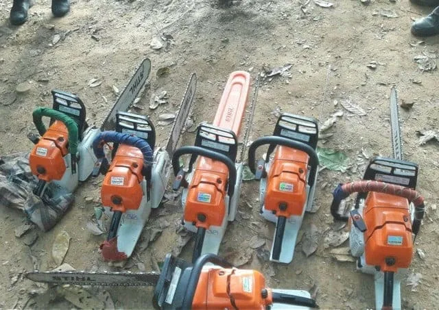Operação prende oito pessoas e apreende 20 motosserras em cidades em municípios acreanos