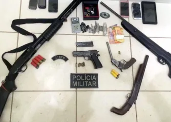 Polícia Militar apreende quatro armas de fogo no Segundo Distrito da Capital