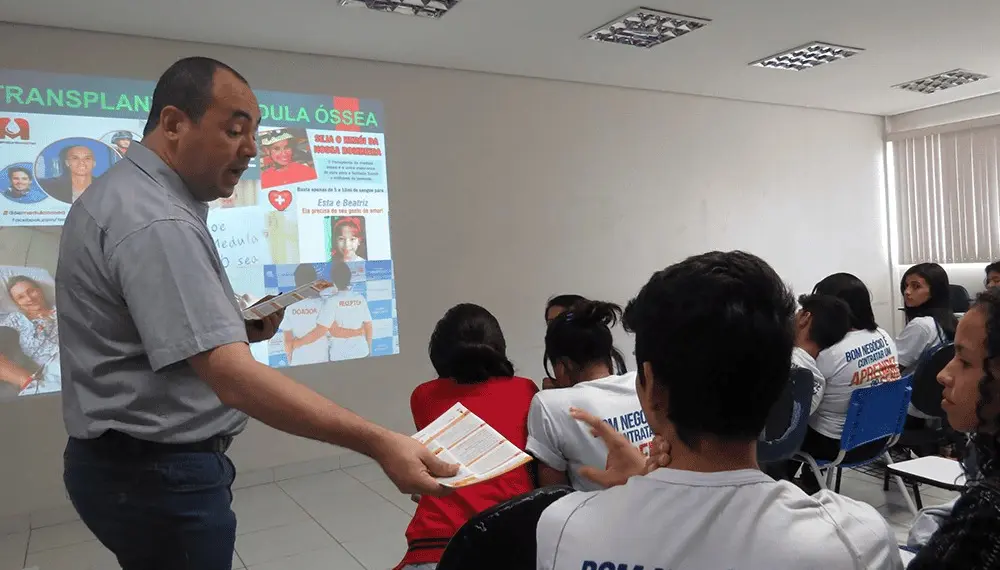 Campanha de doação de medula óssea mobiliza alunos do Senac 1 Campanha de doação de medula óssea mobiliza alunos do Senac