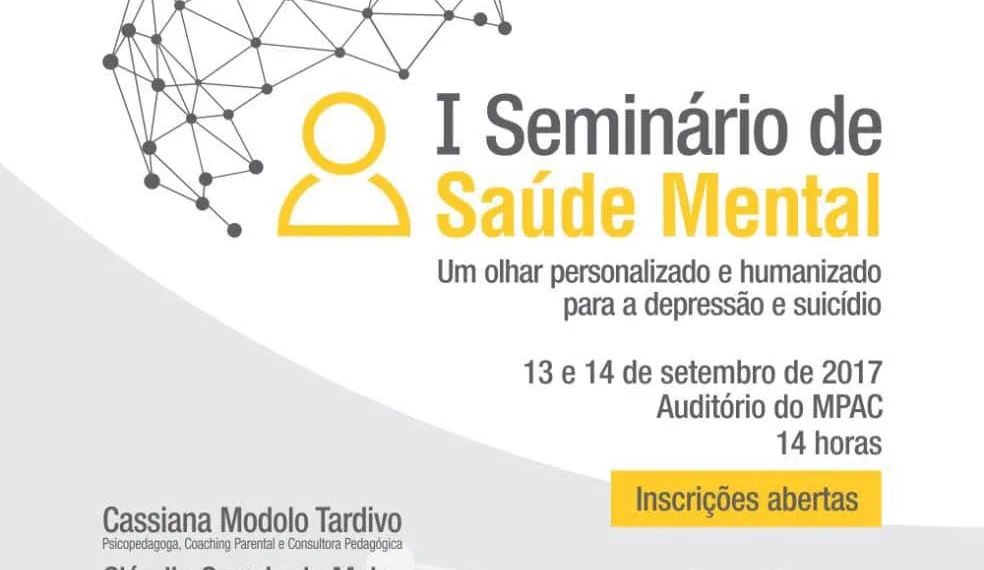 MPAC promoverá seminário sobre saúde mental