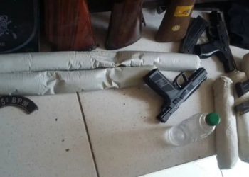 Explosivos já estavam prontos para uso, segundo a polícia (Foto Aldo França Arquivo pessoal )