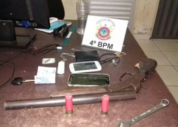 Polícia Militar apreende arma de fogo durante abordagem preventiva no Calafate