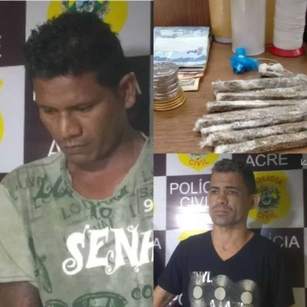 Polícia Civil prende dois por tráfico e organização criminosa em Rio Branco 1 Polícia Civil prende dois por tráfico e organização criminosa em Rio Branco