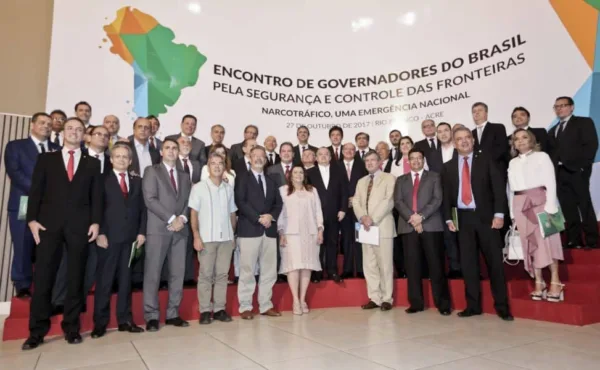 Governadores do Brasil se reúnem para debater segurança e controle das fronteiras