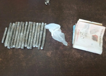 Após abordagem de rotina, Polícia Militar prende homem por tráfico de drogas