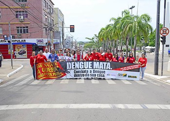 Prefeitura realiza mobilização contra a dengue no Centro