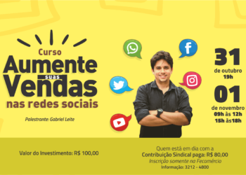 Fecomércio/AC lança curso “Aumente suas vendas nas redes sociais”