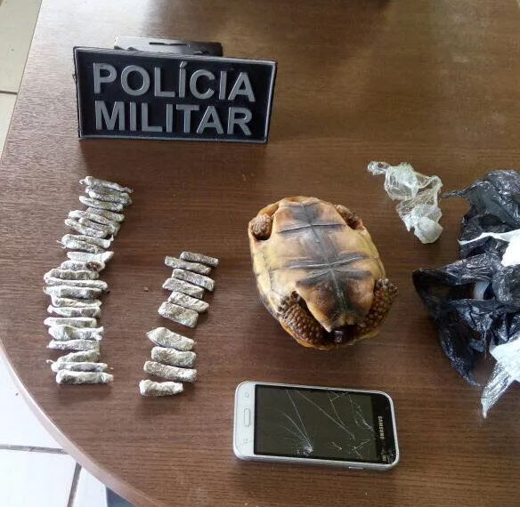 Após denúncia anônima, Polícia Militar prende homem por tráfico de drogas em Manoel Urbano