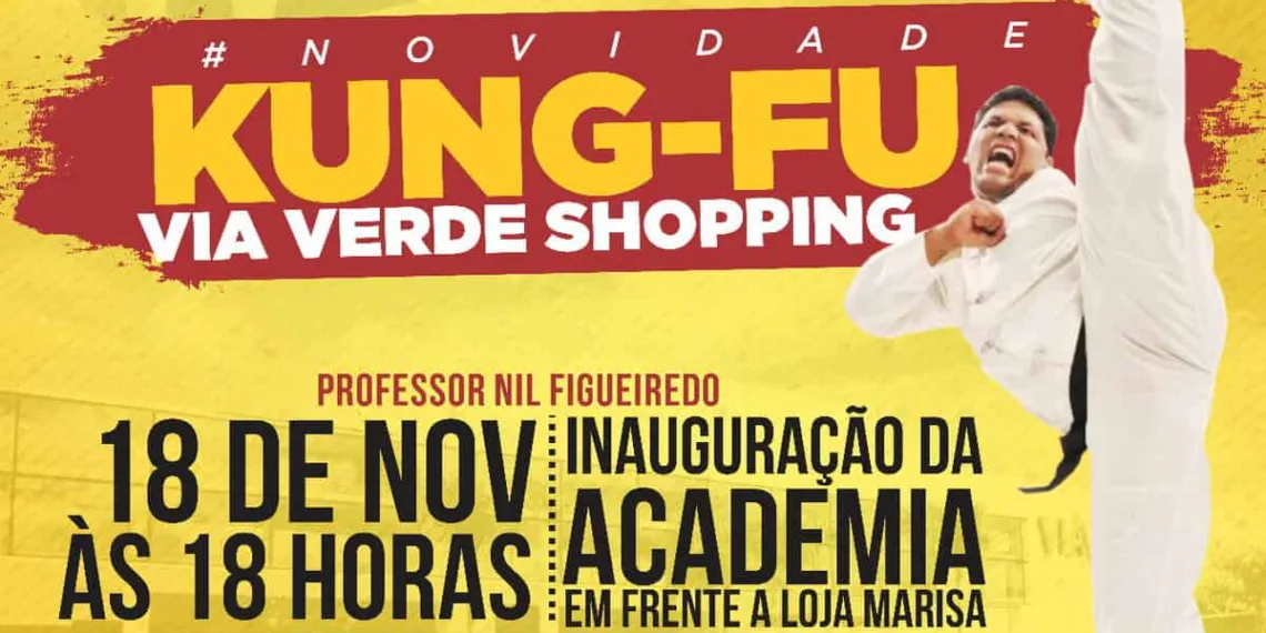Comunidade ganha academia de artes marciais no Via Verde Shopping
