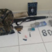 Durante operação, Polícia Militar apreende arma, munições e drogas na Baixada da Sobral