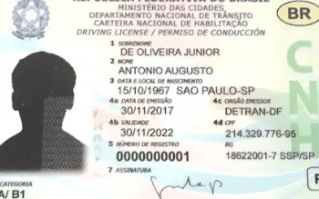 Nova versão da Carteira Nacional de Habilitação terá chip