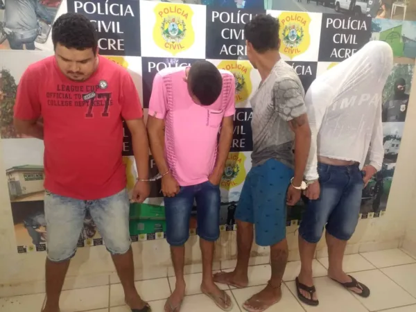 Polícia Civil cumpre mandado prende quatro em Rio Branco