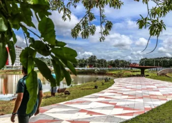 Governo inicia projeto de arborização e paisagismo do entorno do Lago do Amor