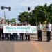 Sindmed-AC faz manifestação contra o fechamento do Hosmac