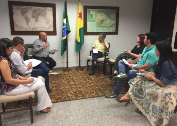 Jorge Viana discute preparativos para a 8º Fórum Mundial da Água