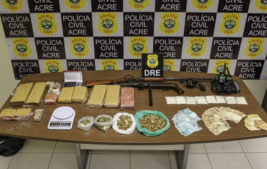 Operação da Polícia Civil prende 50 pessoas no Acre, Amazonas e Mato Grosso