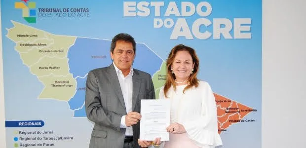 TRE e TCE do Acre assinam termo de cooperação para análise de contas eleitorais