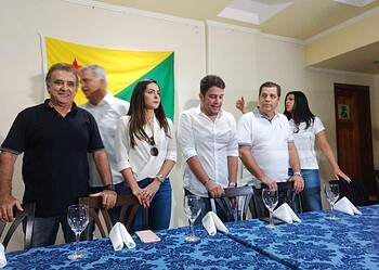 Sem a presença do MDB, Gladson Cameli anuncia Major Rocha como vice na chapa ao governo