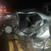 Taxista sobrevive após se envolver em acidente grave com carreta e caminhonete no interior do Acre