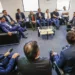 Governadores, acompanhados pela senadora Gleisi Hoffmann, durante encontro com o superintendente da Polícia Federal do Paraná (FOTO/ Ricardo Stuckert Instituto Lula)