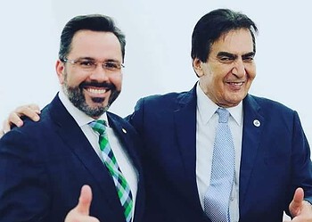 Alan Rick (DEM) e Rogério Abdala