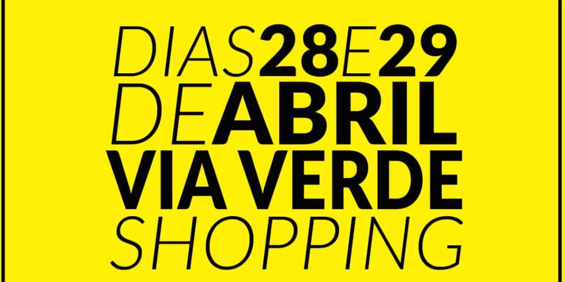 1010 Maneiras de Comprar um Livro sem Dinheiro é um dos eventos do Via Verde Shopping neste final de semana