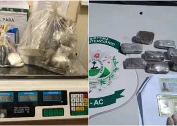 Duas mulheres são presas tentando entrar com mais de 2kg de maconha em presídio de Rio Branco