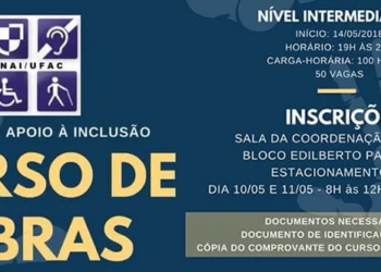 Curso de Libras está com inscrições abertas na Ufac