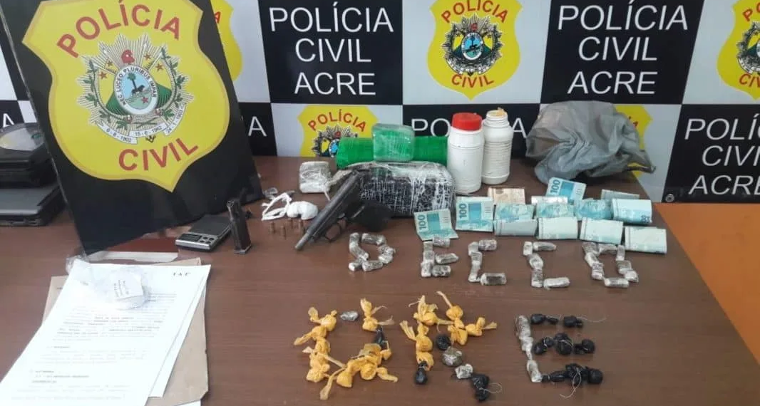 Polícia Civil apreende mais de cem quilos de drogas em menos de dois meses no Juruá