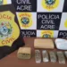 Polícia Civil apreende 2,843 kg de maconha em Cruzeiro do Sul