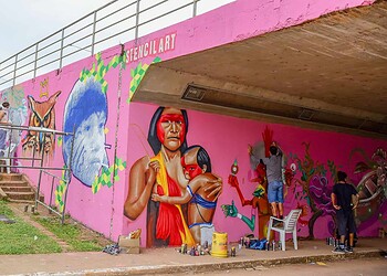 Artes do RB Graffiti ressignificam espaços públicos de Rio Branco 8 Artes do RB Graffiti ressignificam espaços públicos de Rio Branco