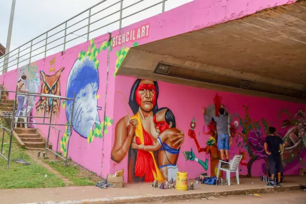 Artes do RB Graffiti ressignificam espaços públicos de Rio Branco