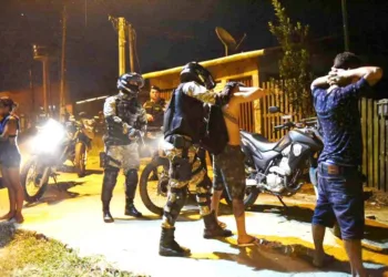 Polícia fez abordagem, colocou policiais em pontos estratégicos e reforçou o policiamento ordinário em Rio Branco (Foto Divulgação Segurança Pública do Acre)