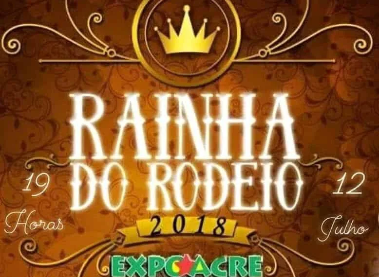Rainha do Rodeio 2018 será escolhida hoje à noite, no Hotel Villa Rio Branco