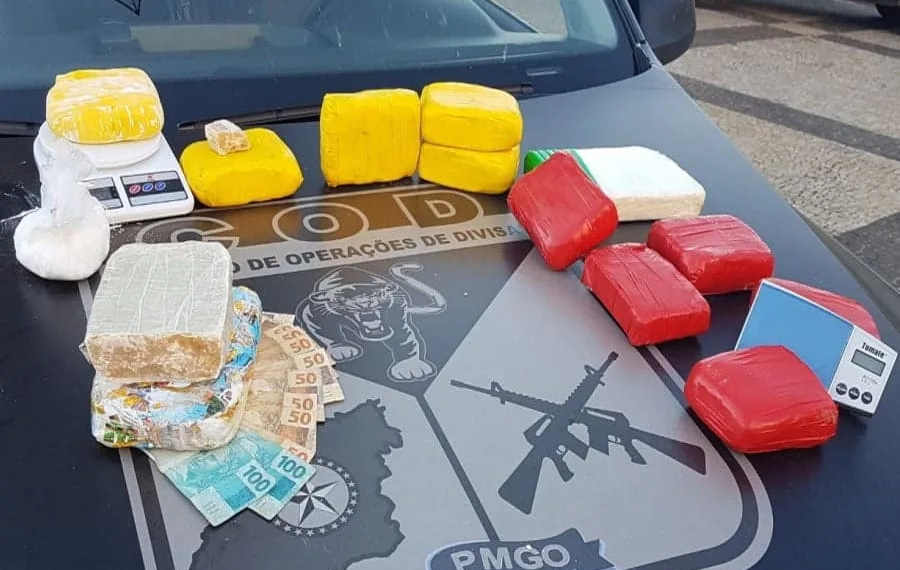 Considerado líder de facção criminosa no Acre é preso em Aparecida de Goiânia com droga avaliada em R$ 1 milhão