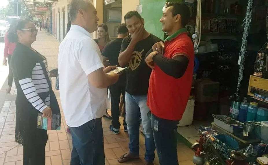 Minoru Kinpara cumpre agenda na capital