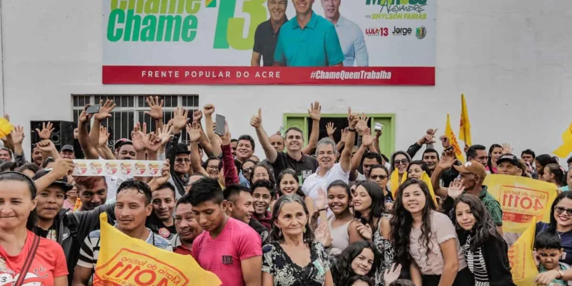 Marcus Alexandre inaugura comitês da FPA em Manoel Urbano e Sena Madureira