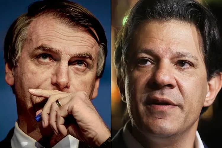 Datafolha para presidente, votos válidos: Bolsonaro, 58%; Haddad, 42%
