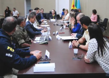 TRE/AC realiza reunião com forças de segurança para tratar das Eleições 2018
