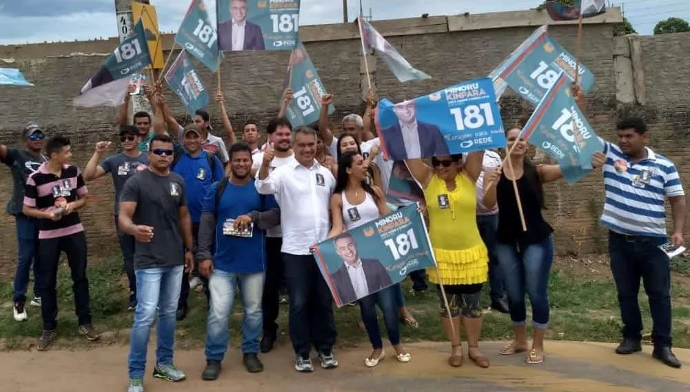 Candidato ao Senado, Minoru Kinpara cumpre agenda nos bairros de Rio Branco