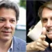 Datafolha: Bolsonaro tem 56% dos votos válidos e Haddad, 44%