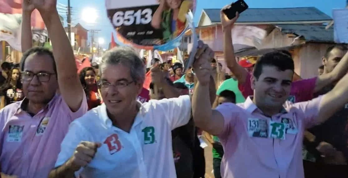 Jorge Viana faz caminhada em Feijó e Tarauacá, com Rodrigo Damasceno e lideranças da FPA