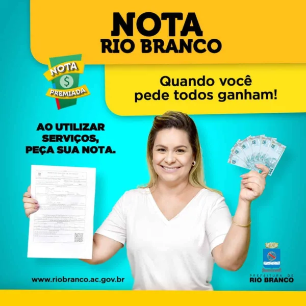 Prefeitura sorteia 50 mil em prêmios através do programa Nota Premiada, nesta quarta-feira
