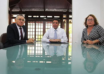 Governador Gladson Cameli se reúne com a presidência do TJ/AC