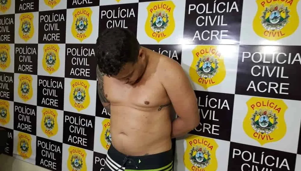 No AC, suspeito de tráfico que fugiu da polícia e postou 'Obrigado, Deus' no Facebook é recapturado — Foto Iryá Rodrigues G1