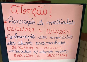 Renovação de matrículas nas escolas públicas estaduais do Acre estão abertas